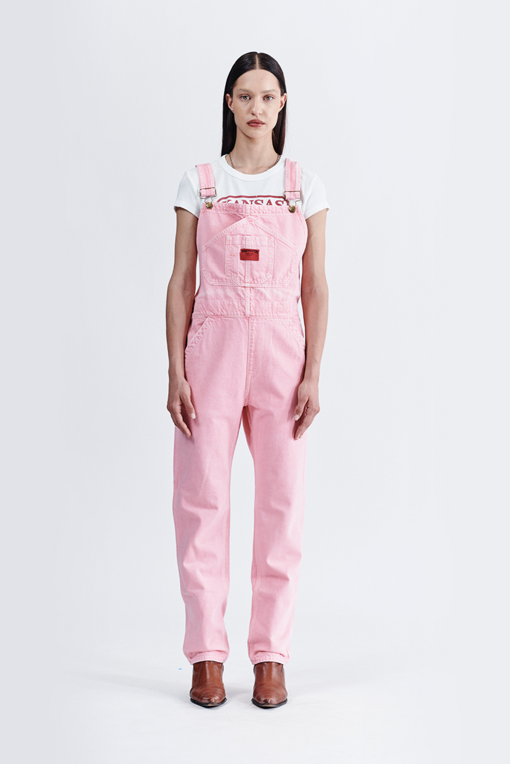 PINK DENIM 000AIS Overalls by Washington Dee Cee