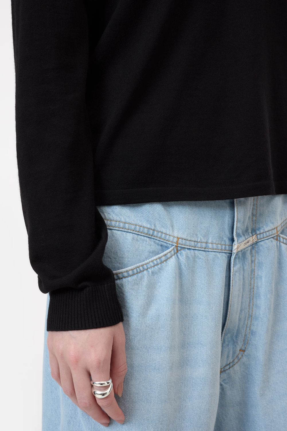 V NECK LONG SLEEVE 100 Sweater by Closed