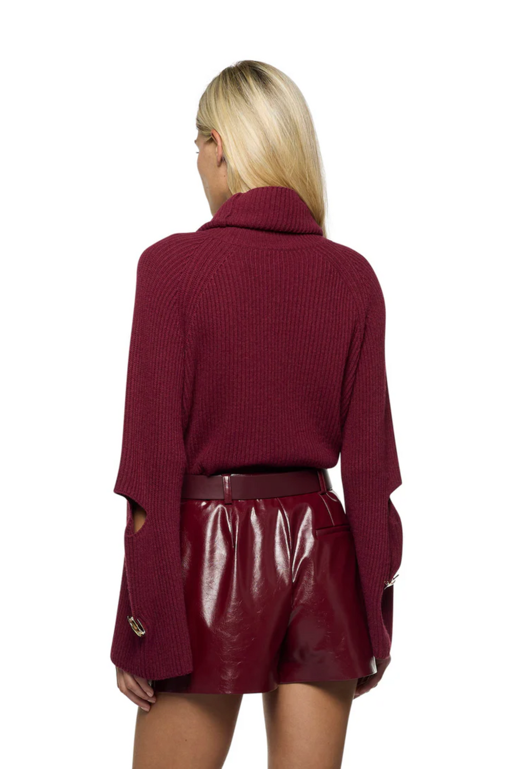 DROPPED NECK CHERRY Sweater by Simona Corsellini