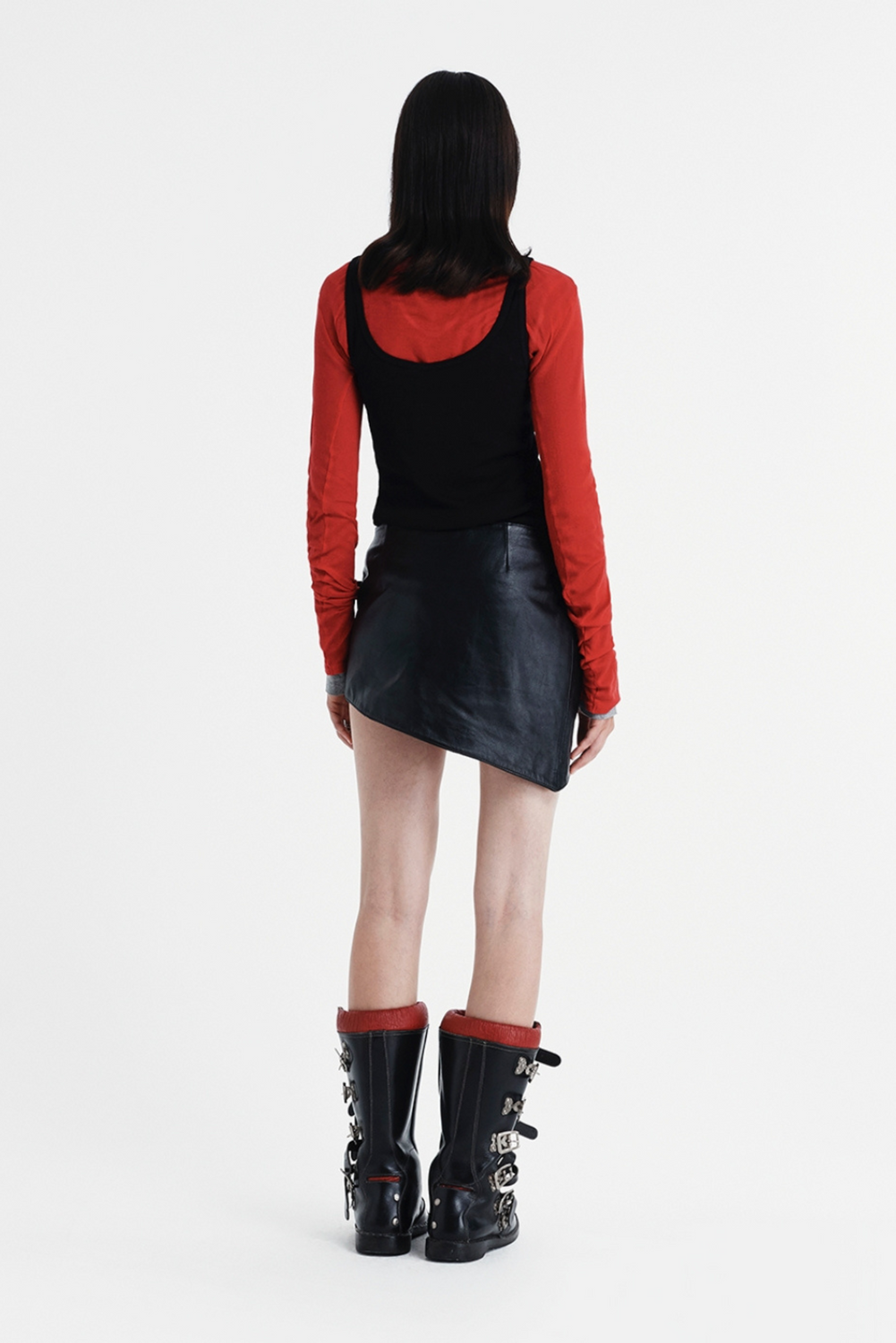 LEATHER MINI 000AIS Skirt by Washington Dee Cee