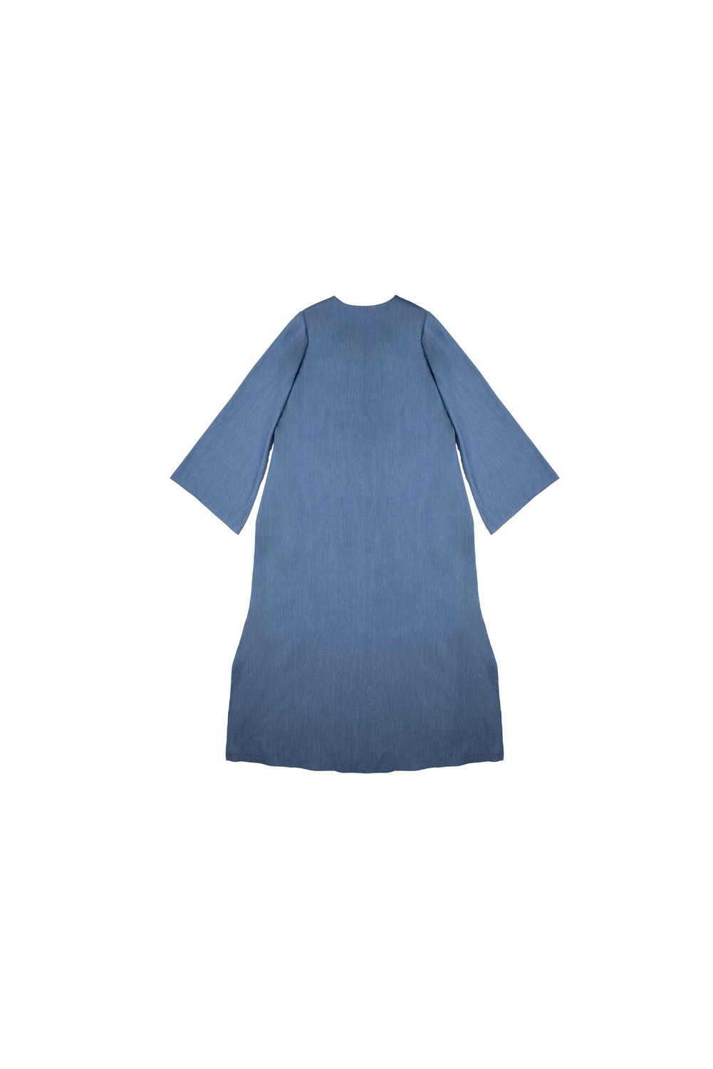 V-NECK DENIM Dress by Clan Upstairs Private Label