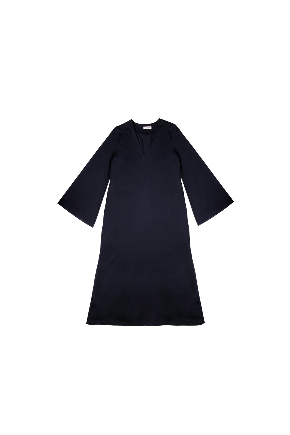 V-NECK BLU Dress by Clan Upstairs Private Label