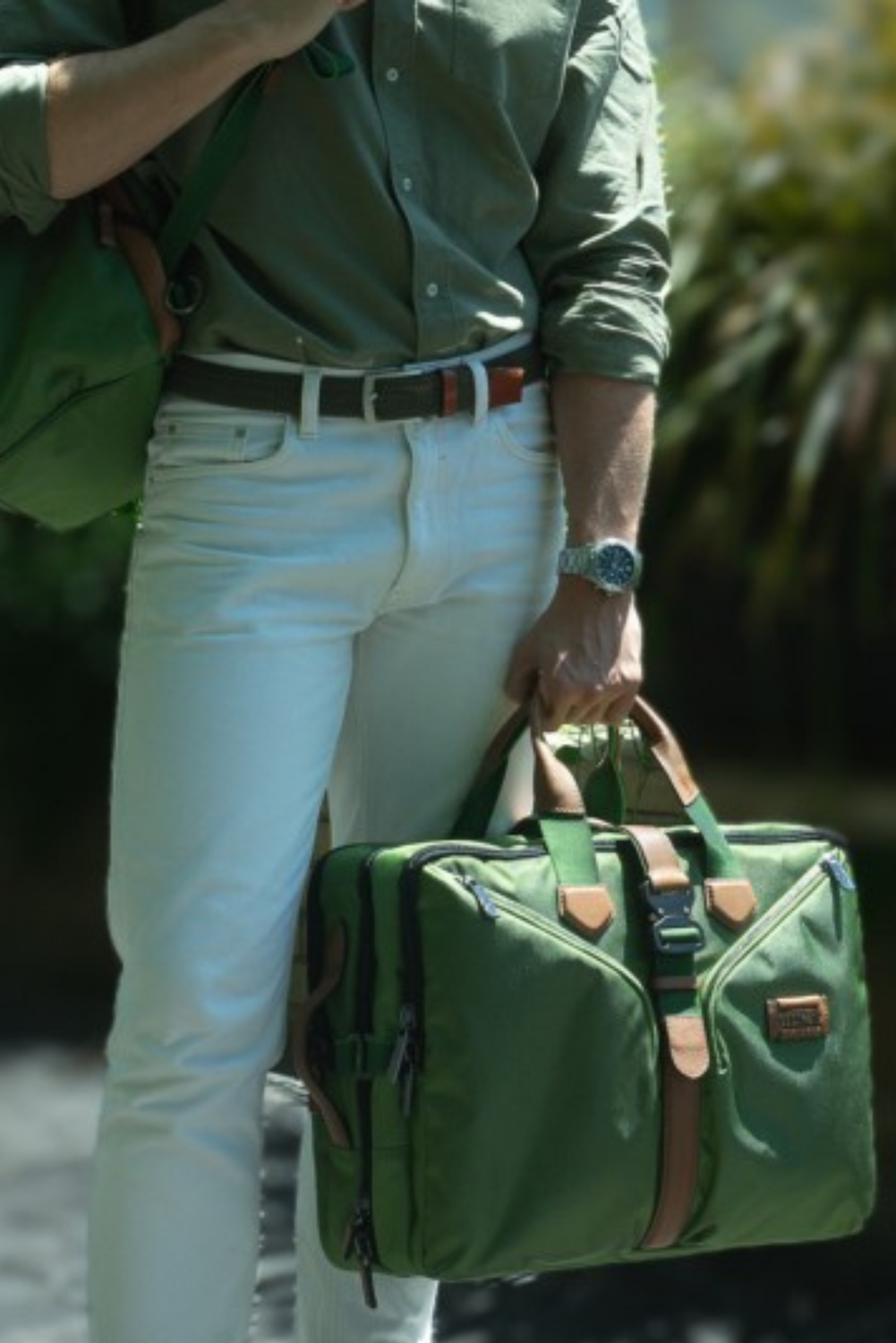 WRIGHT FLYER GREEN Bag by Scharlau