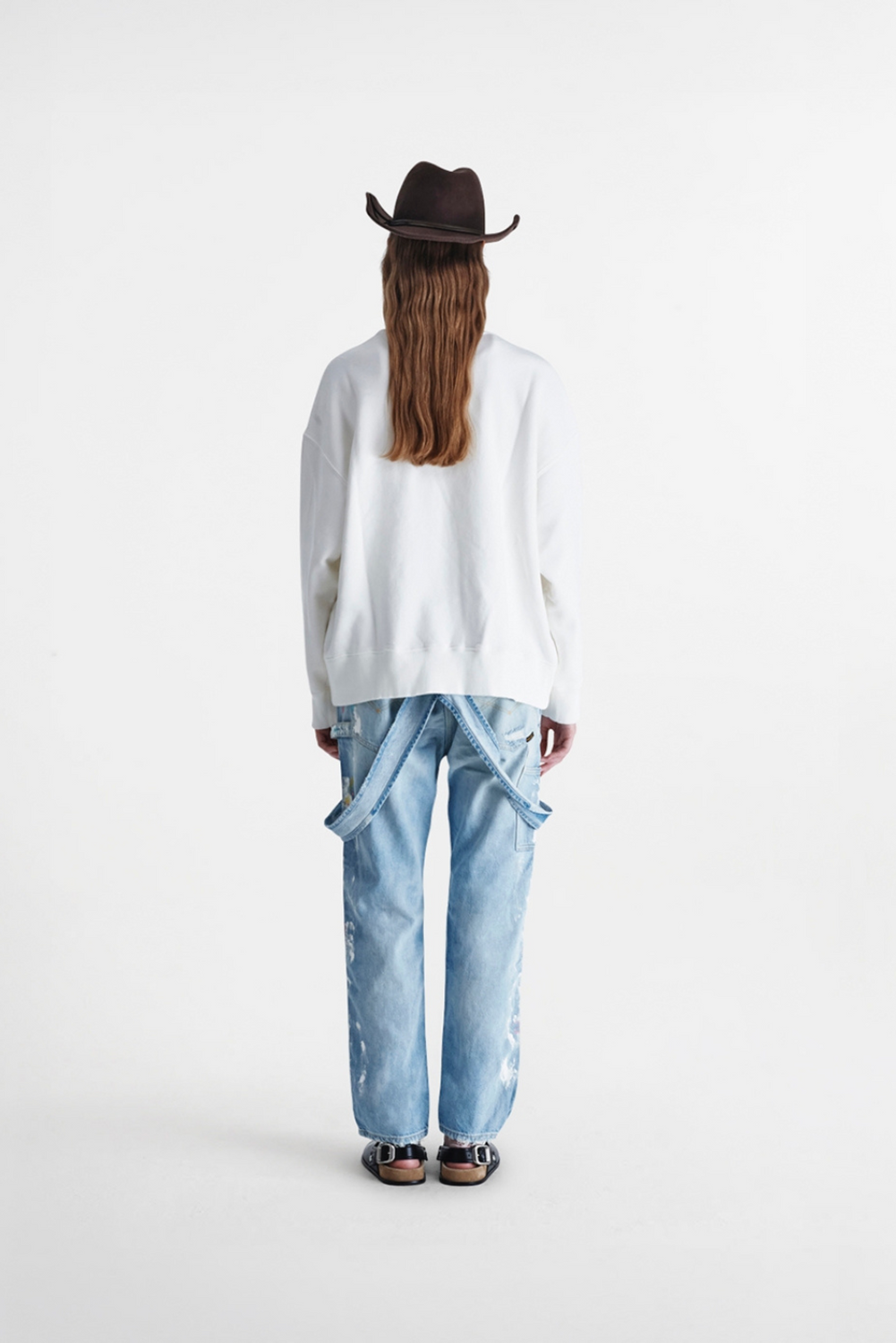WHITE WDC 000AIS Sweatshirt by Washington Dee Cee