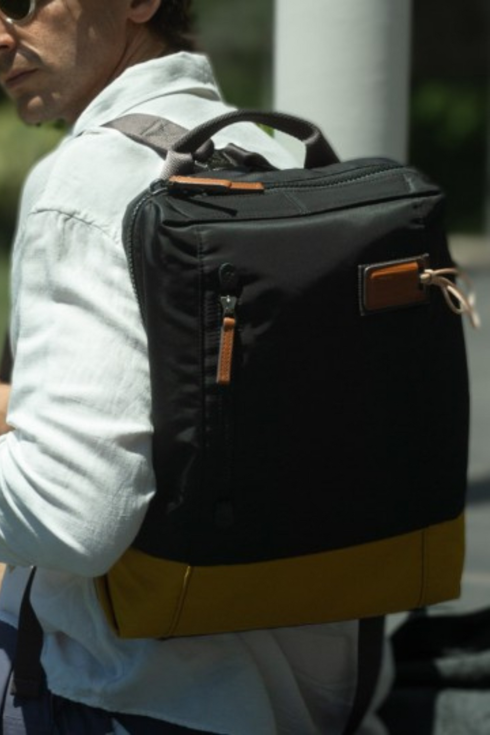 BATTERY BIKE ECO SENAPE/VERDE Backpack by Scharlau
