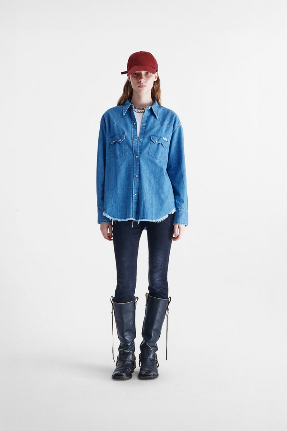 BLUE DENIM 000002 Shirt by Washington Dee Cee