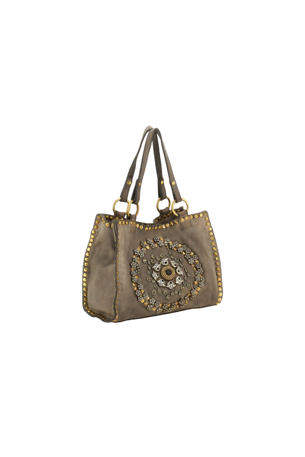 DAFNE CEMENTO Crossbody Bag by Campomaggi