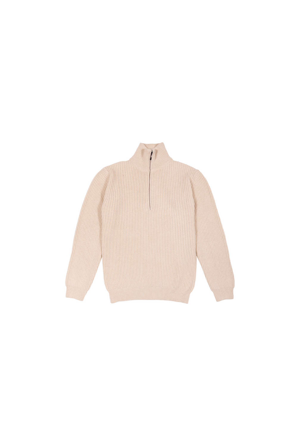 MAGLIA COLLO ZIP SAND by Clan Upstairs Private Label