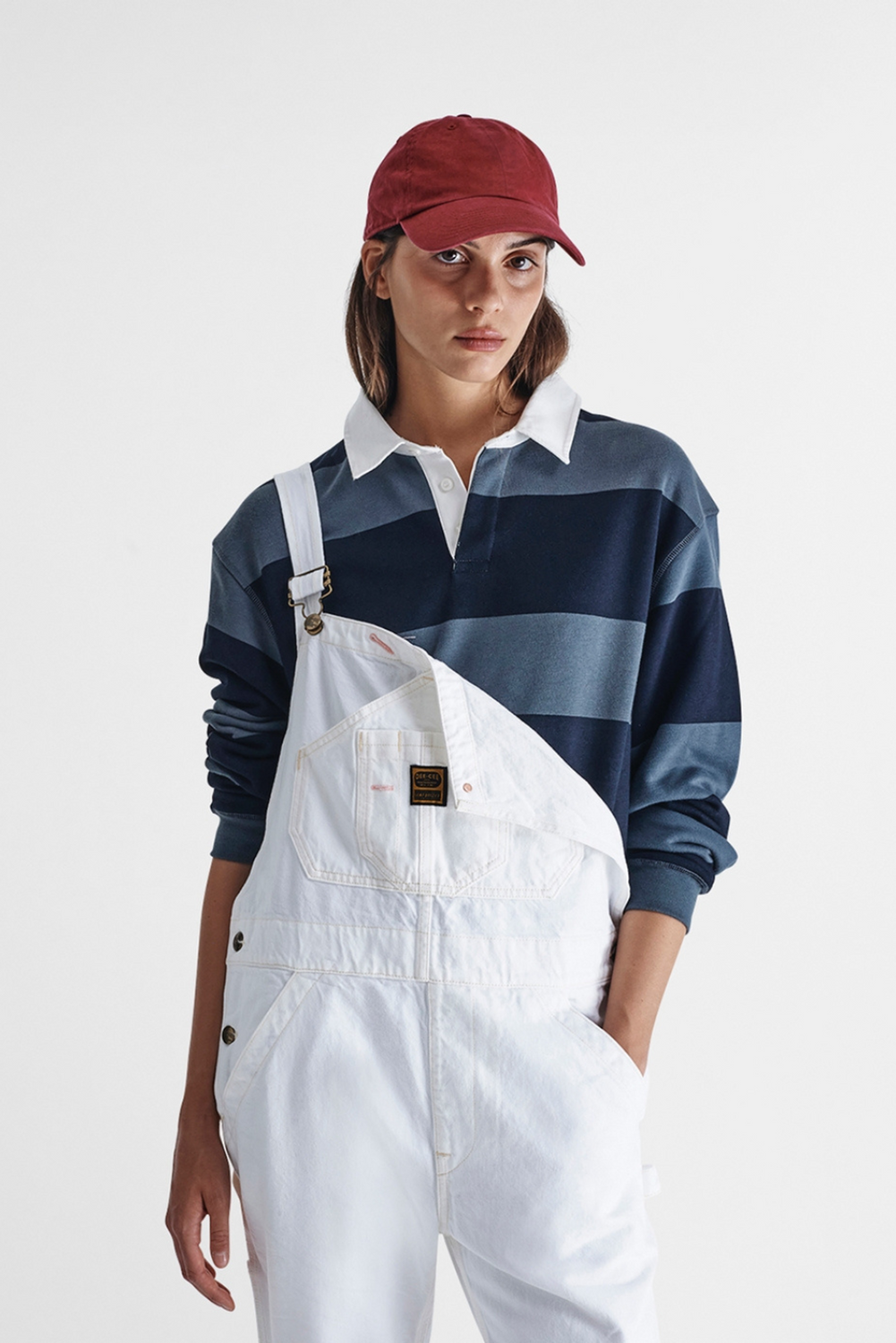 WHITE DENIM 000AIS Overalls by Washington Dee Cee