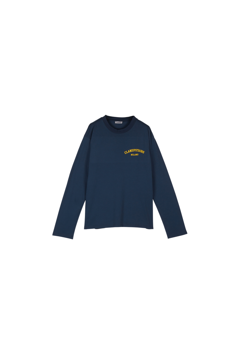 MANICA LUNGA STAMPA BLU T-Shirt by Clan Upstairs Private Label