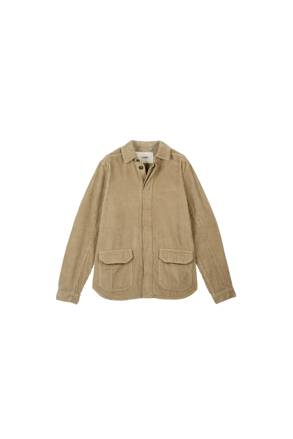 HIRO VELVET BEIGE Overshirt by Clan Upstairs Private Label