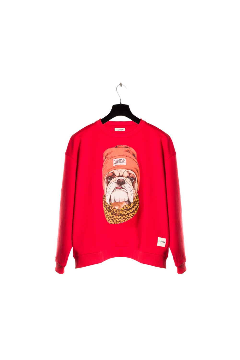 COOL DOG RED Sweatshirt Clan Upstairs