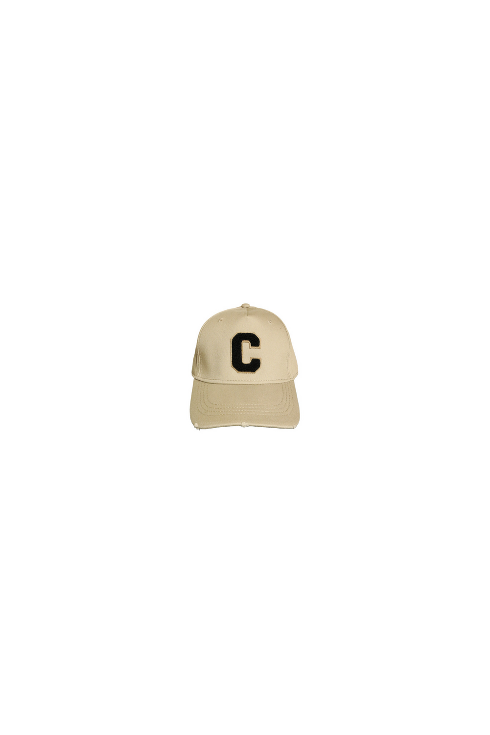 C LOGO BEIGE Baseball Cap by Clan Upstairs Private Label