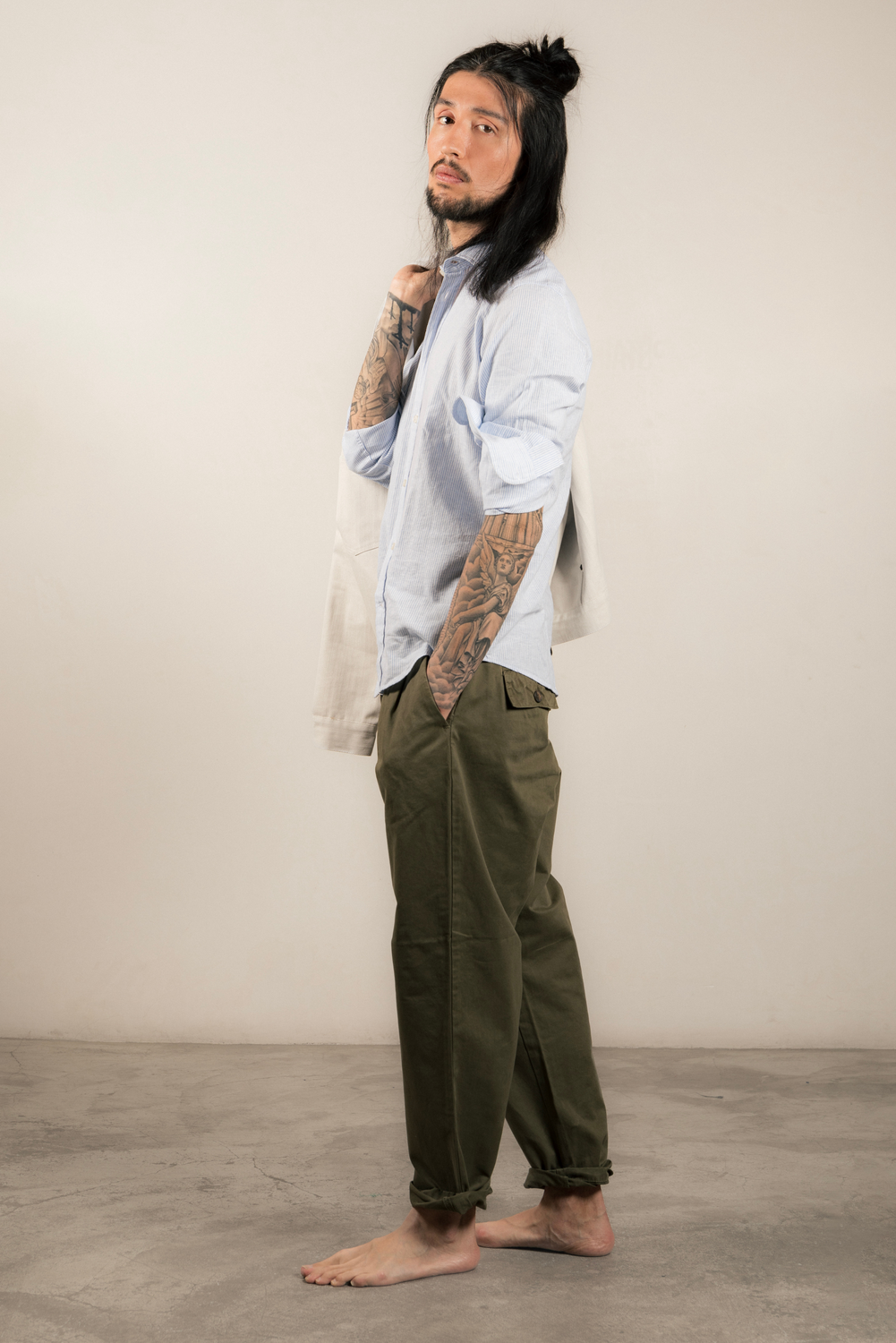 NEBARI Trousers by Clan Upstairs Private Label