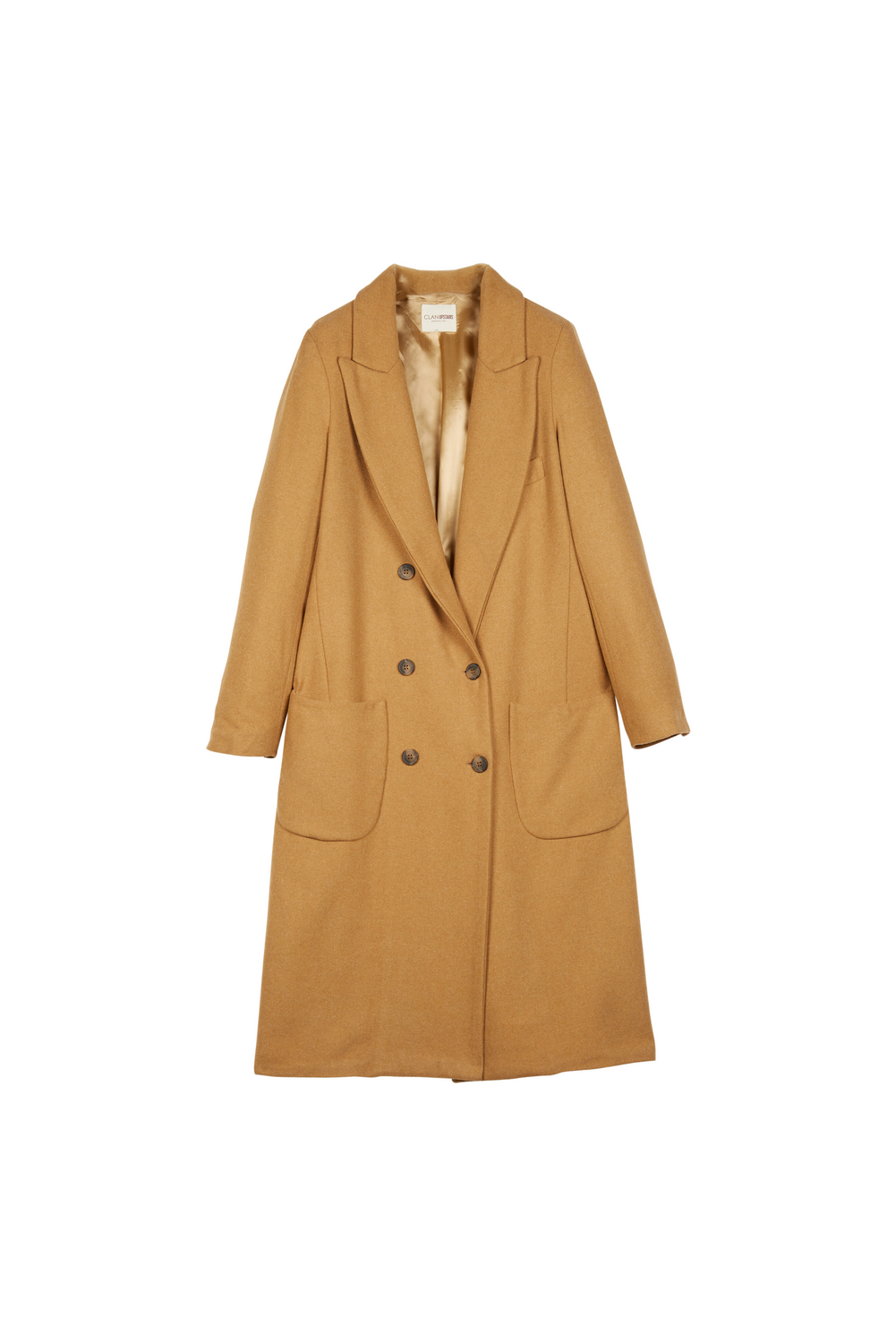TEA CAMMEL Coat by Clan Upstairs Private Label