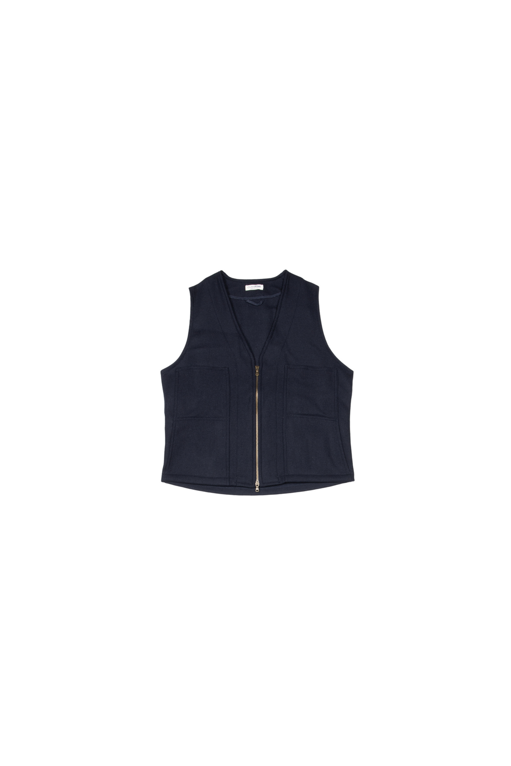ZIP BLU Gilet by Clan Upstairs Private Label