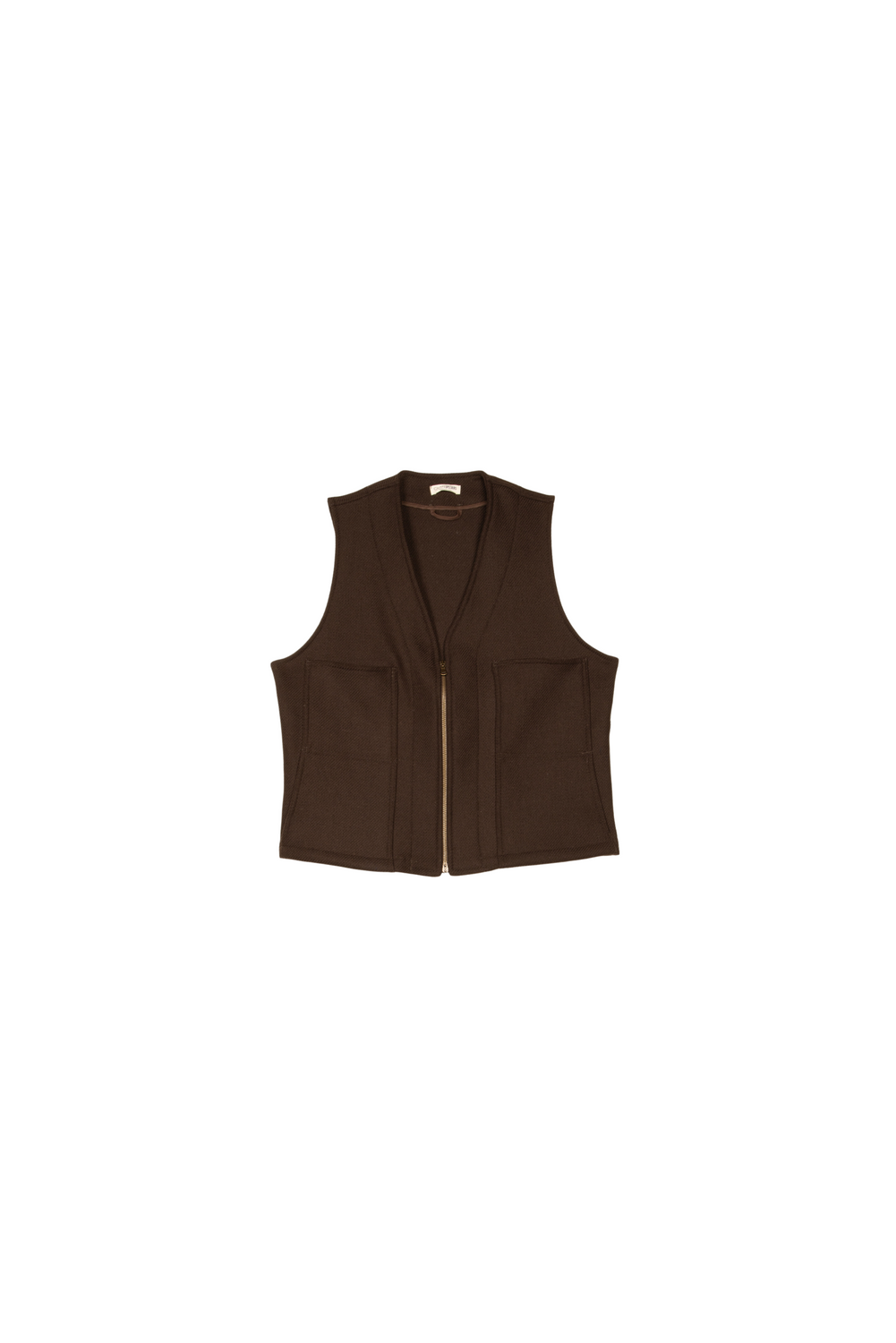 ZIP CACAO Gilet by Clan Upstairs Private Label