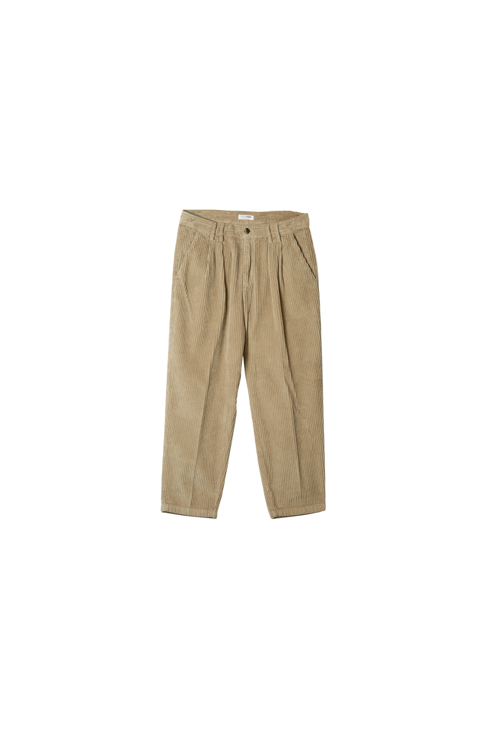 NEBARI VELVET KHAKI Trousers by Clan Upstairs Private Label