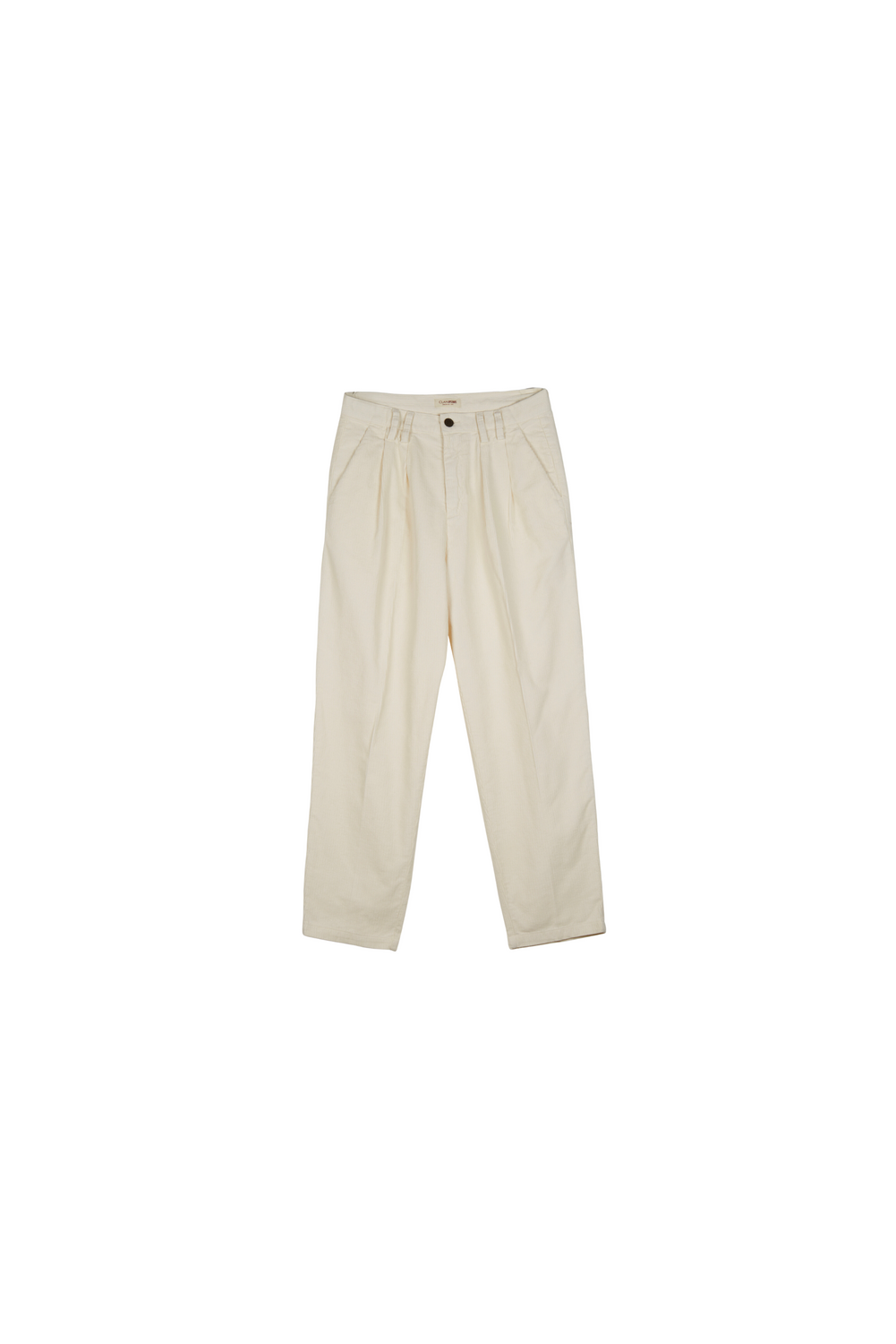 NEBARI VELVET WHITE Trousers by Clan Upstairs Private Label