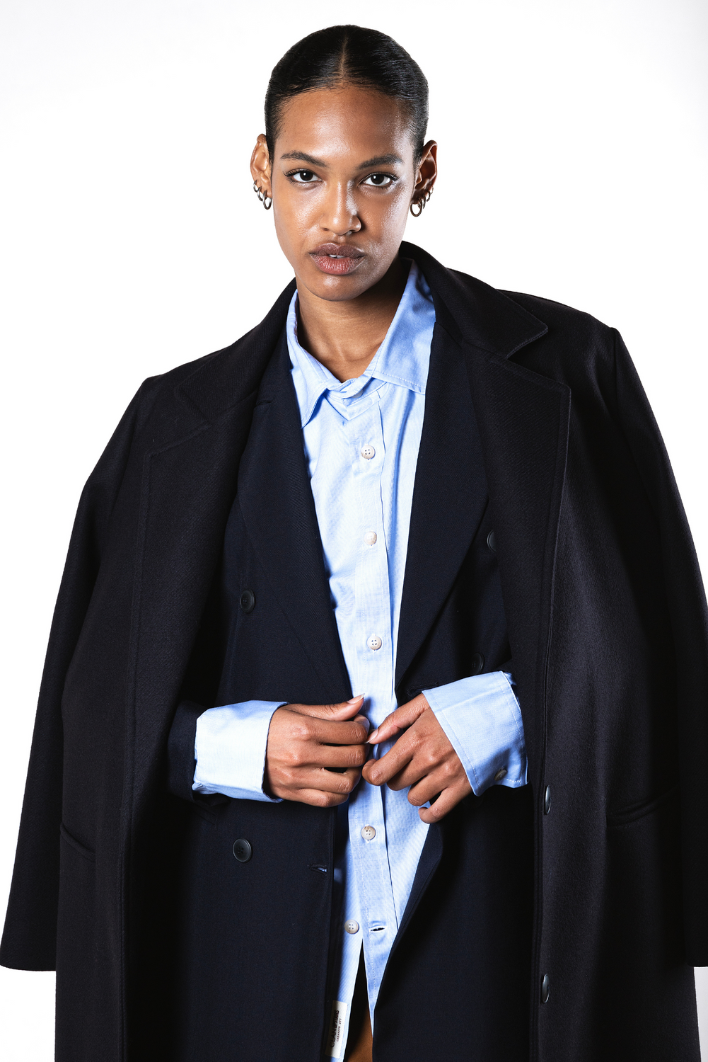 AMELIA NAVY Blazer by Clan Upstairs Private Label
