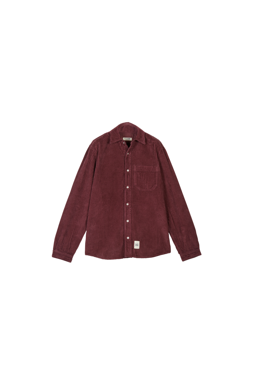 YURI VELVET BORDEAUX Shirt by Clan Upstairs Private Label