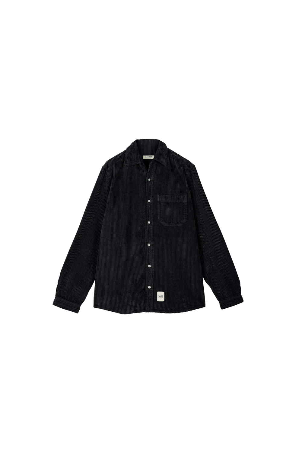 YURI VELVET BLACK Shirt by Clan Upstairs Private Label