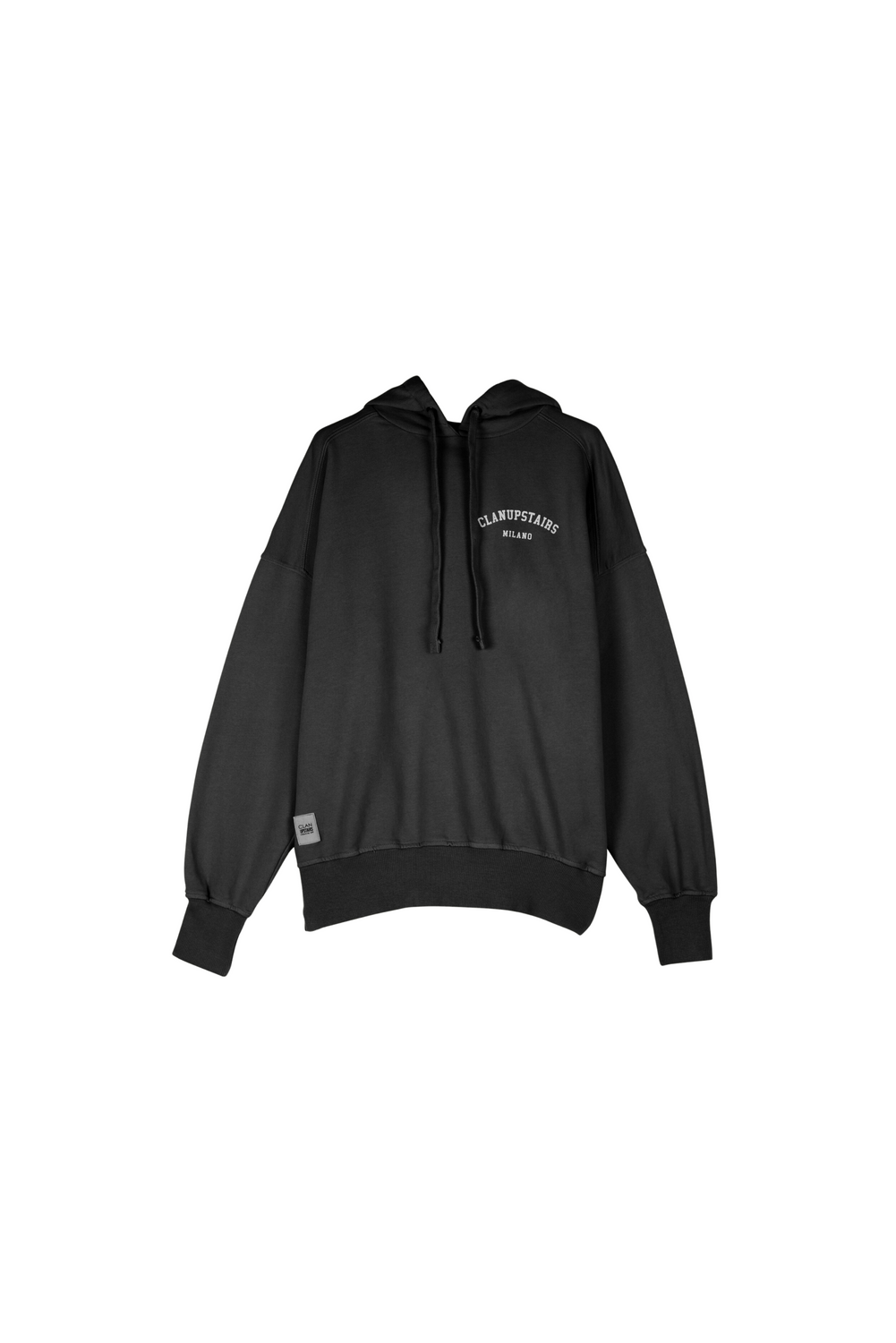 CAPPUCCIO STAMPA NERO Sweatshirt by Clan Upstairs Private Label
