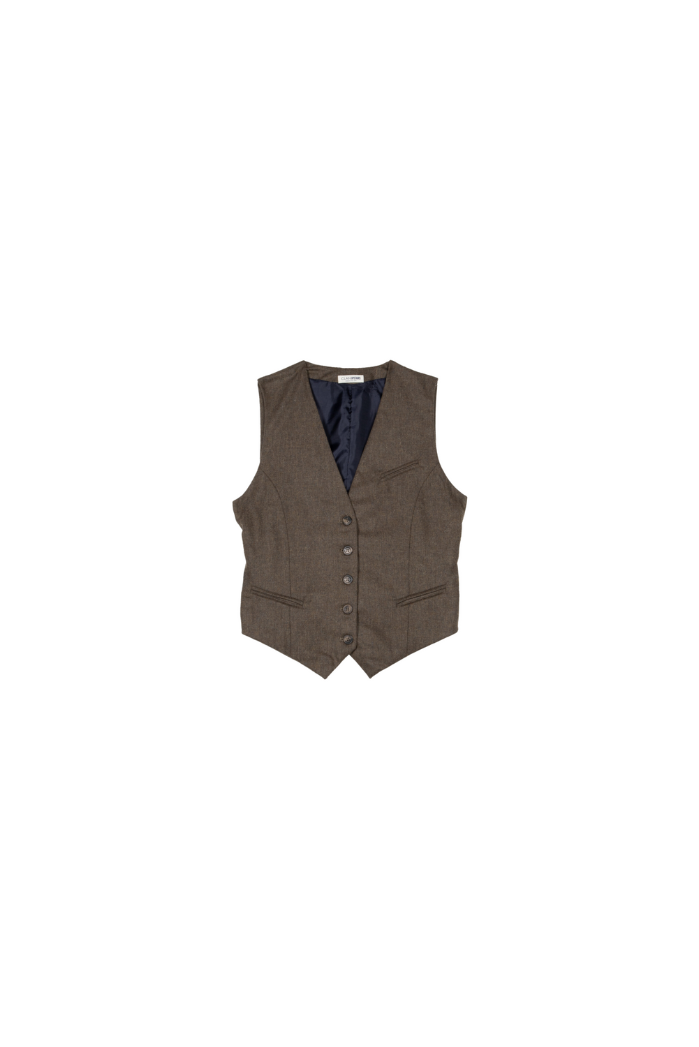 LOLA MILITARE Gilet by Clan Upstairs Private Label