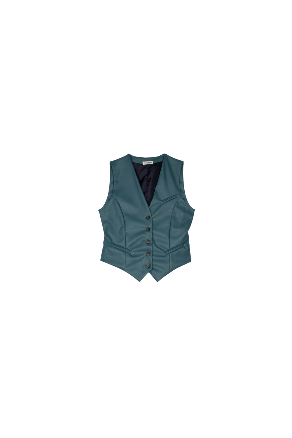 LOLA E/VERDE Gilet by Clan Upstairs Private Label