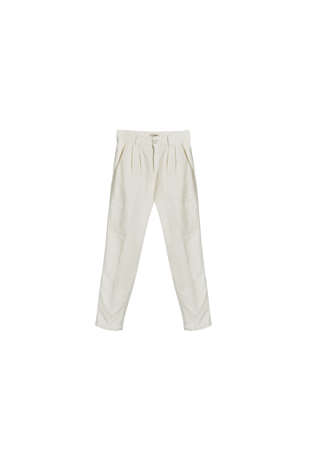 NIKO VELVET WHITE Trousers by Clan Upstairs Private Label