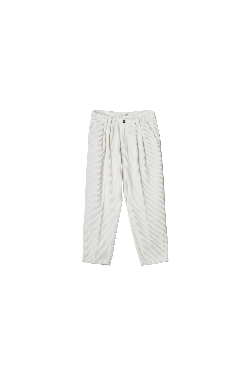 NEBARI VELVET WHITE Trousers by Clan Upstairs Private Label