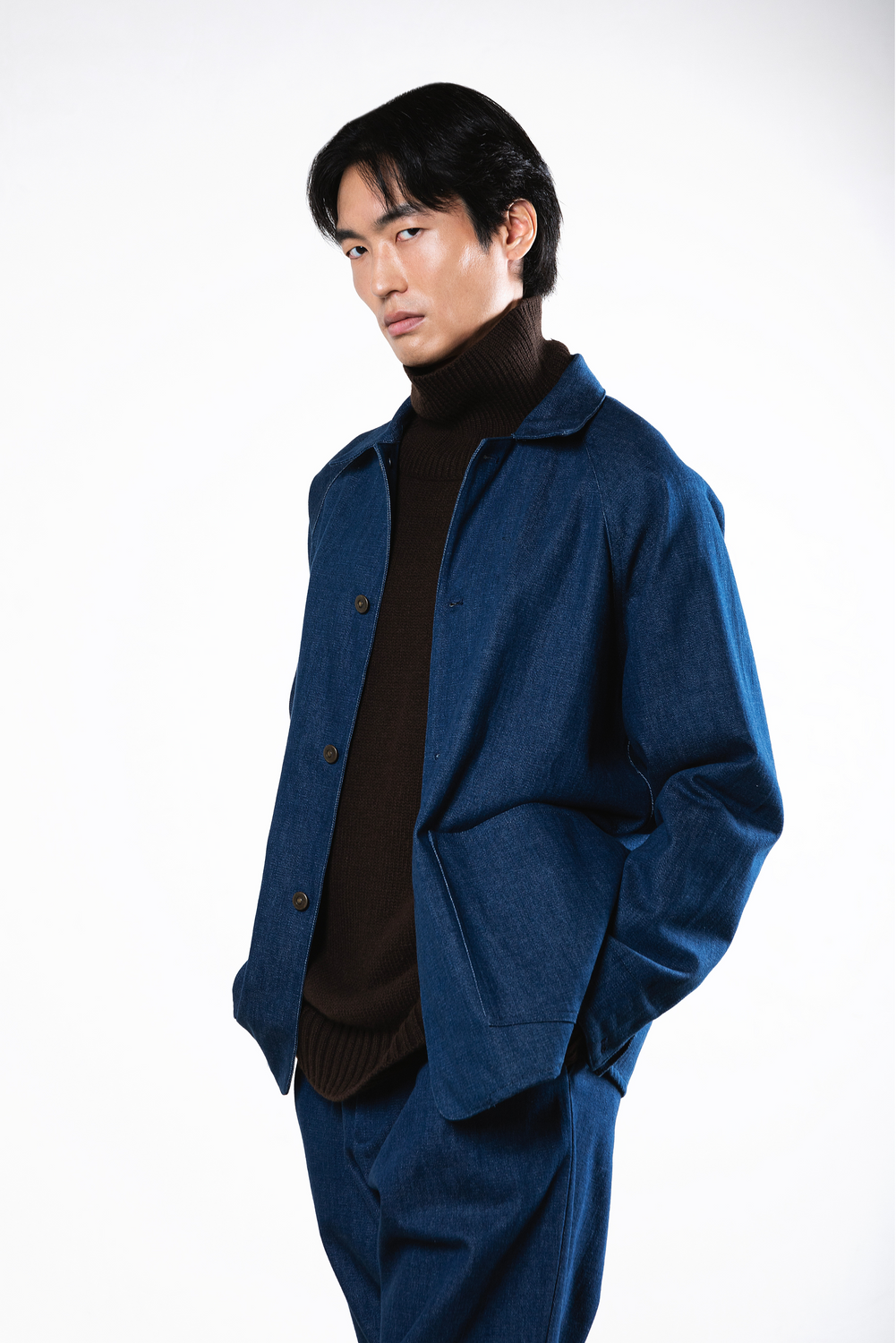 SABURO DENIM Jacket by Clan Upstairs Private Label