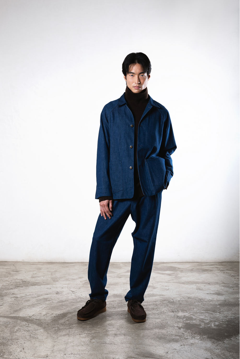 SABURO DENIM Jacket by Clan Upstairs Private Label