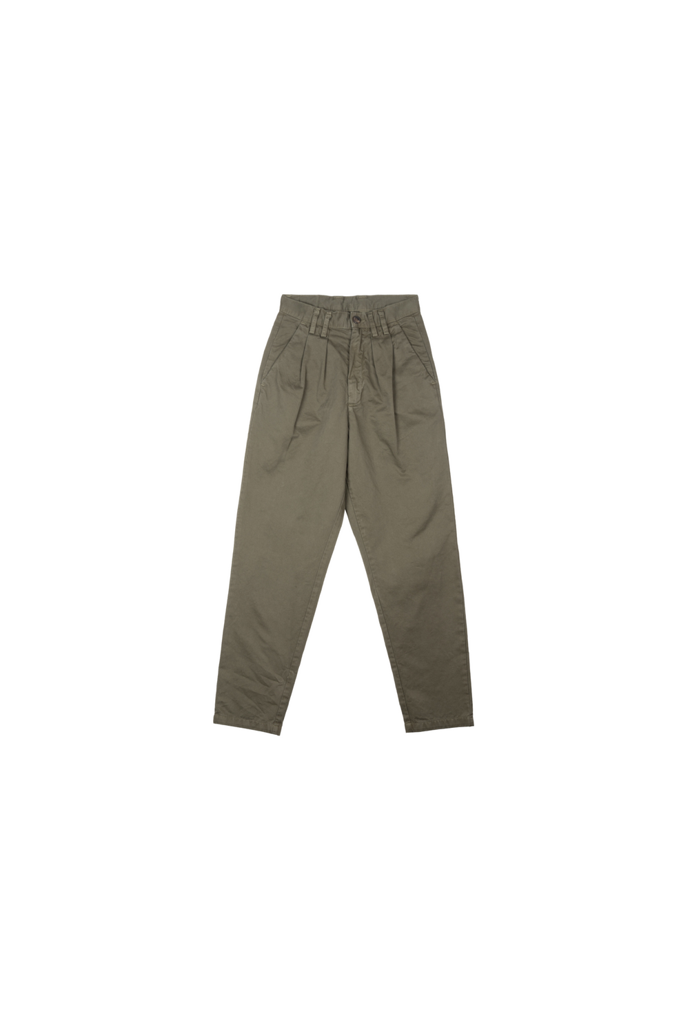 NEBARI GREEN Trousers by Clan Upstairs Private Label