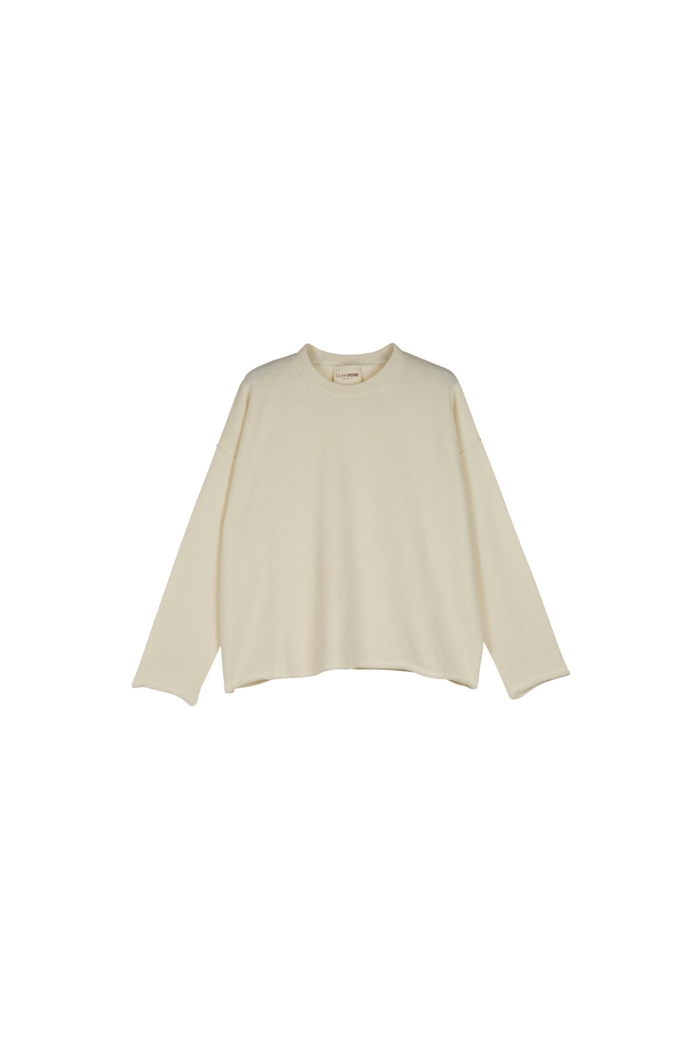 GIROCOLLO OVER BIANCO Sweater by Clan Upstairs Private Label