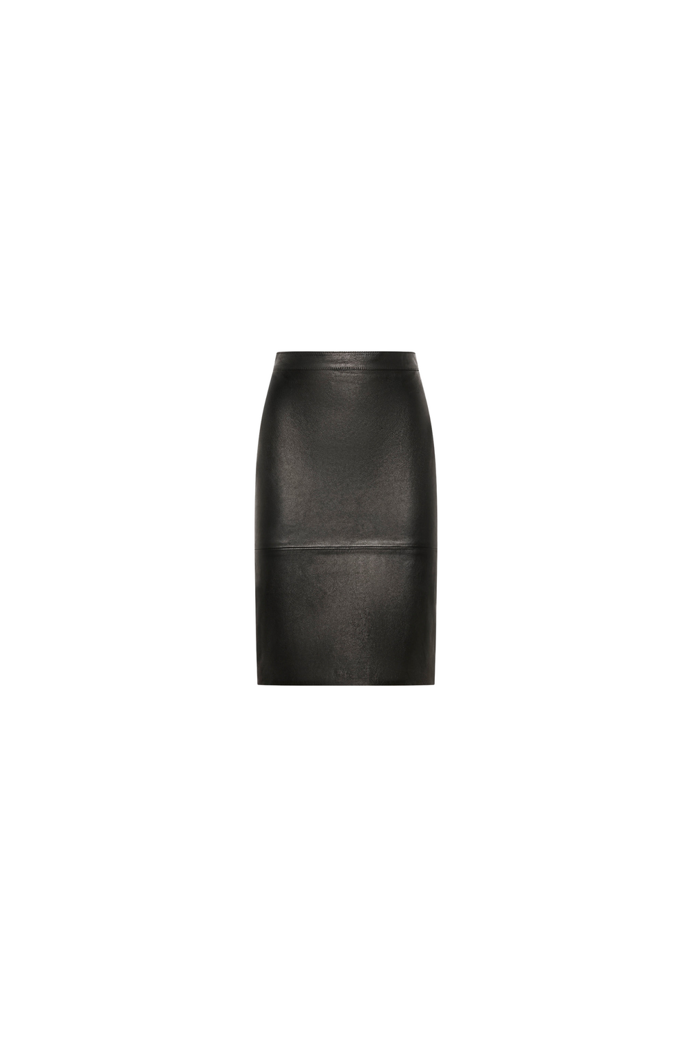 GENUINE LEATHER MIDI NERO Skirt by Simona Corsellini