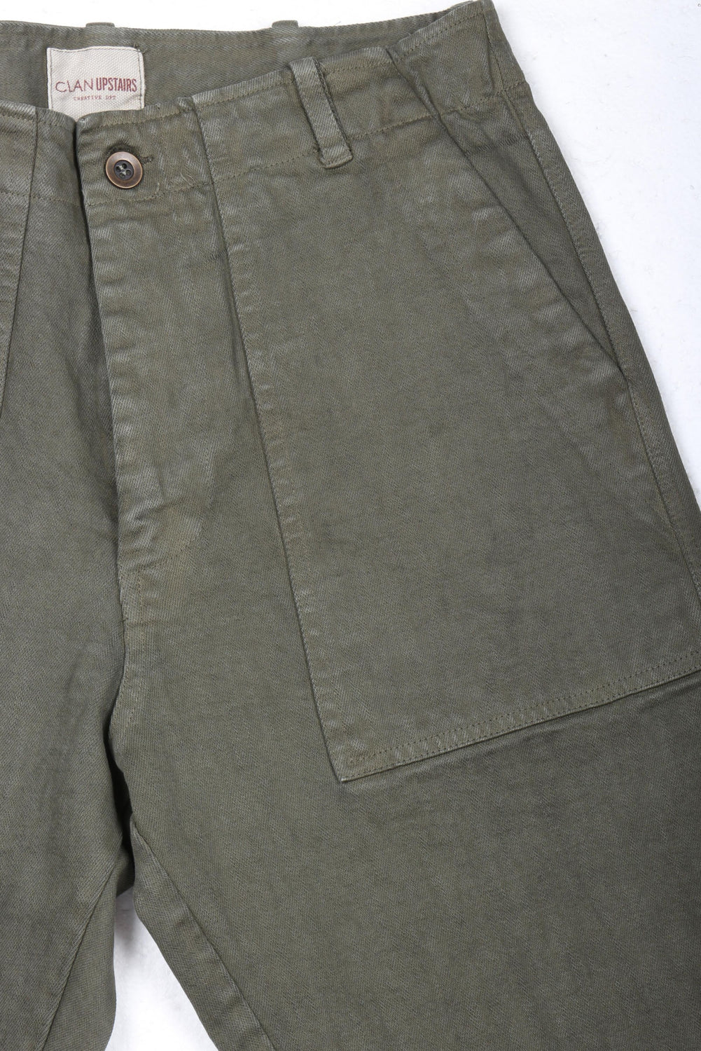 EMIL DENIM VERDE Trousers by Clan Upstairs Private Label