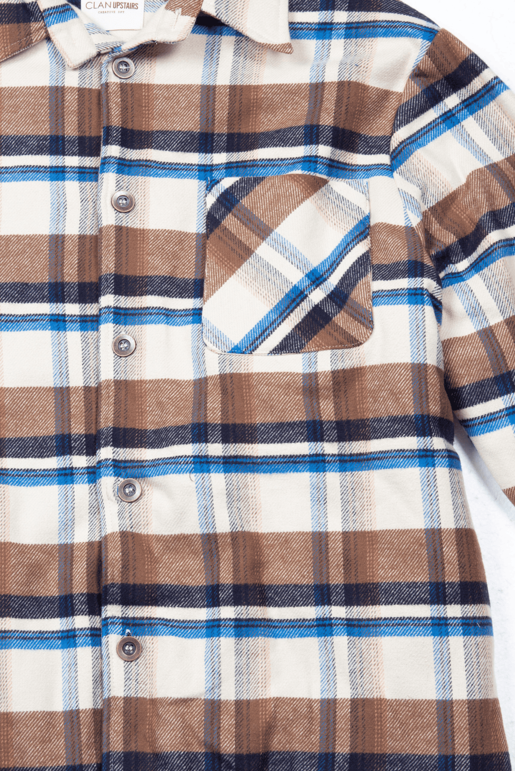 FUMI WOOL C/BEIGE Shirt by Clan Upstairs Private Label