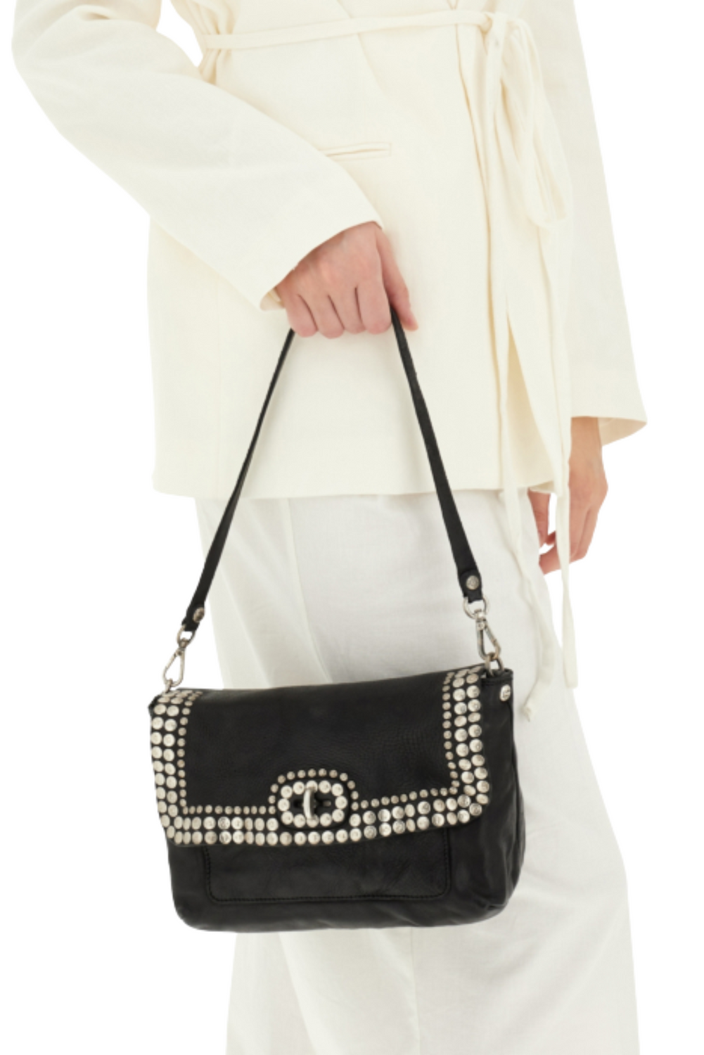 ORCHIDEA NERO Crossbody Bag by Campomaggi