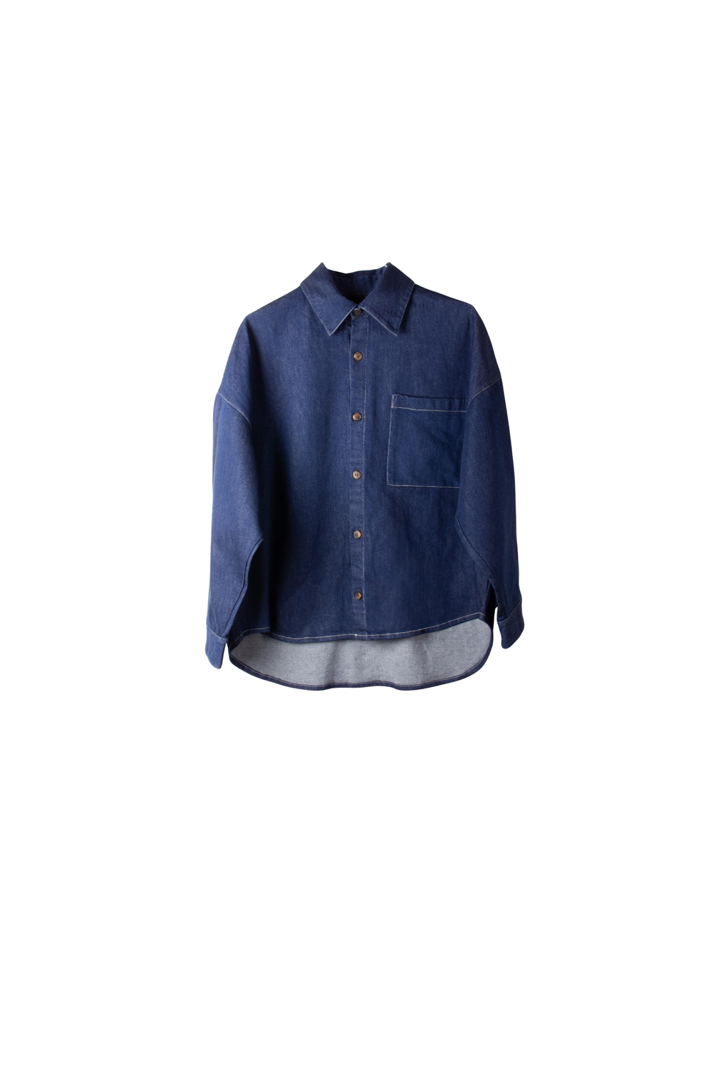 GRACE DENIM DARK Shirt by Clan Upstairs Private Label