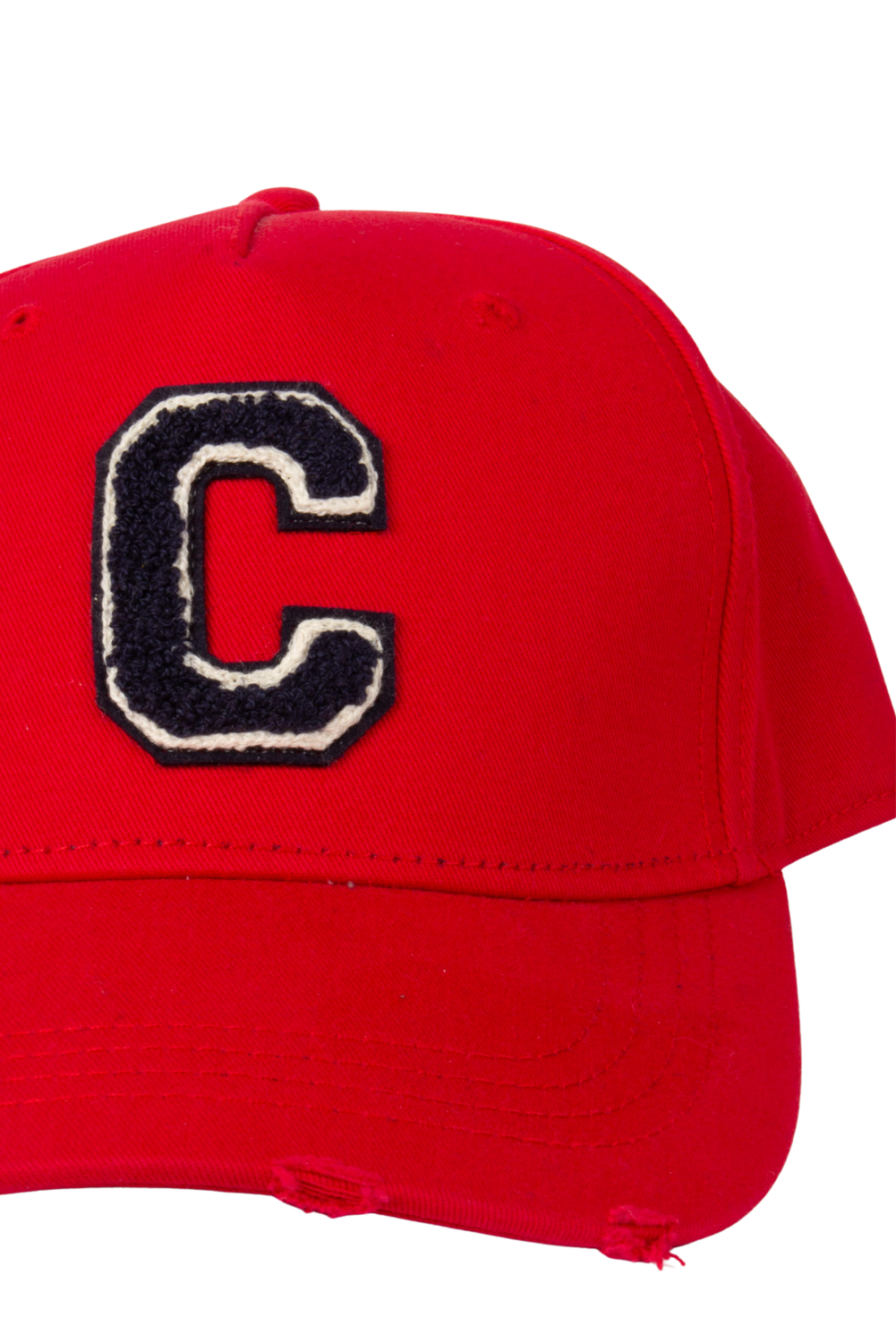 'C' LOGO ROSSO Baseball Cap by Clan Upstairs Private Label