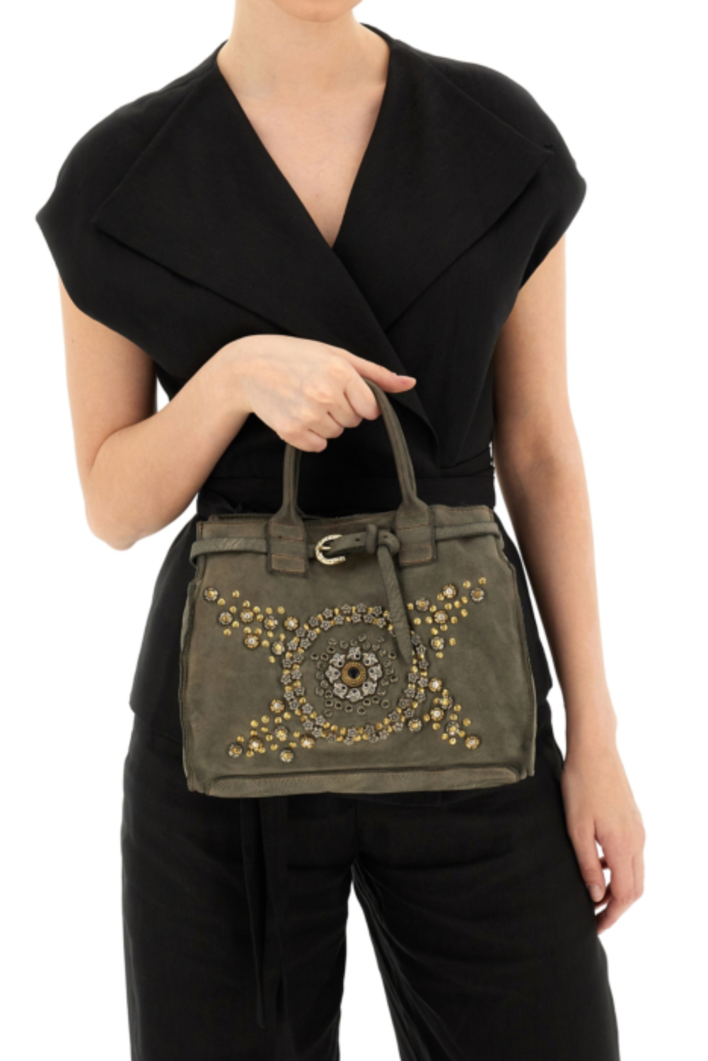 ROSSELLA CEMENTO Shopping Bag by Campomaggi