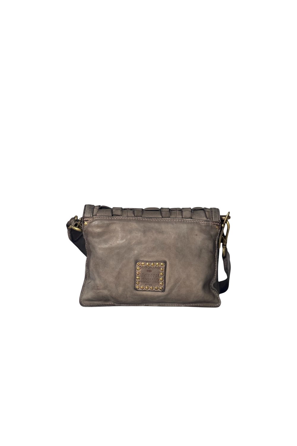 PERLA CEMENTO Crossbody Bag by Campomaggi
