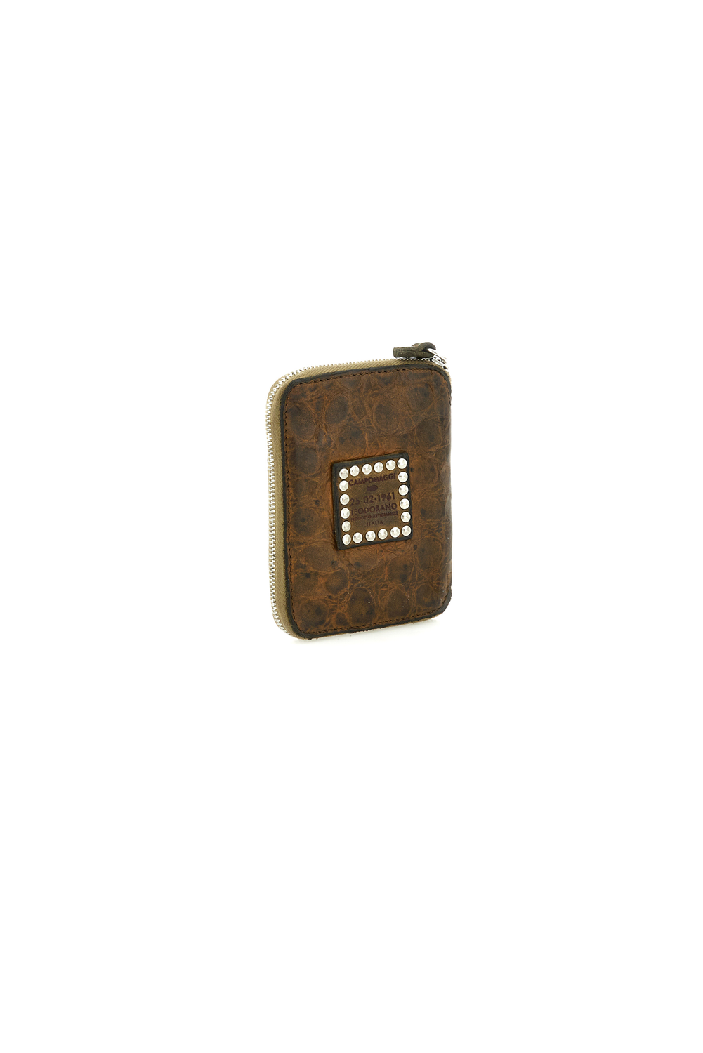 TOSCA CROCODILE LEATHER GREEN wallet by Campomaggi