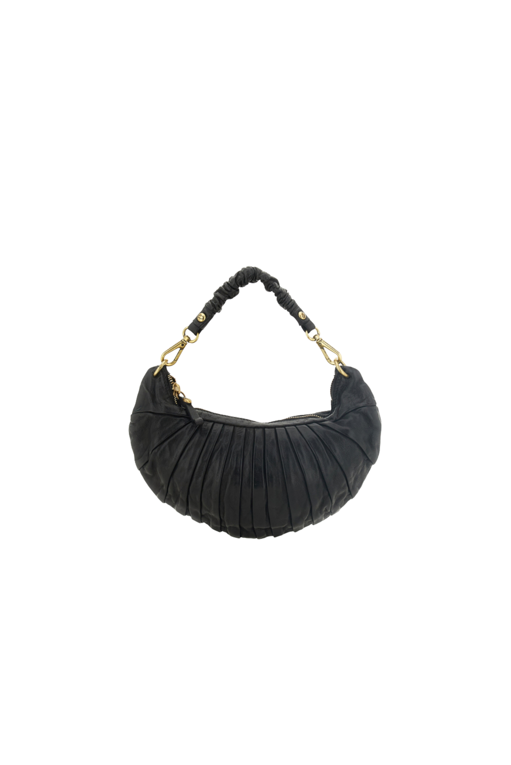 LUNA PICCOLA NERO Shoulder bag by Campomaggi