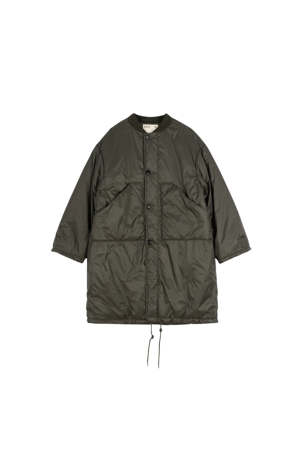 PADDED ATOM LINER DUSTY GREEN Coat by Eat Dust