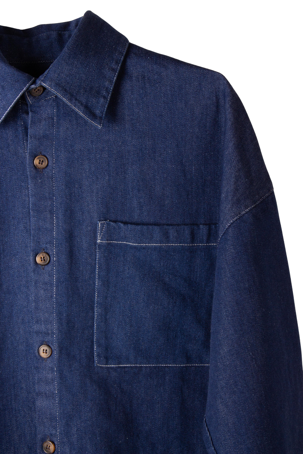 GRACE DENIM DARK Shirt by Clan Upstairs Private Label