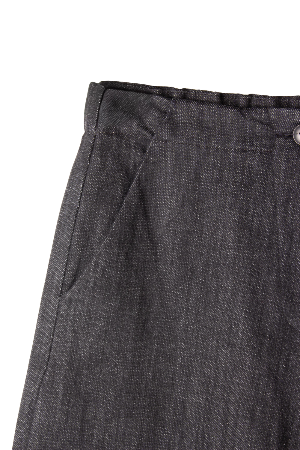 CAROL DENIM BLACK Trousers by Clan Upstairs Private Label