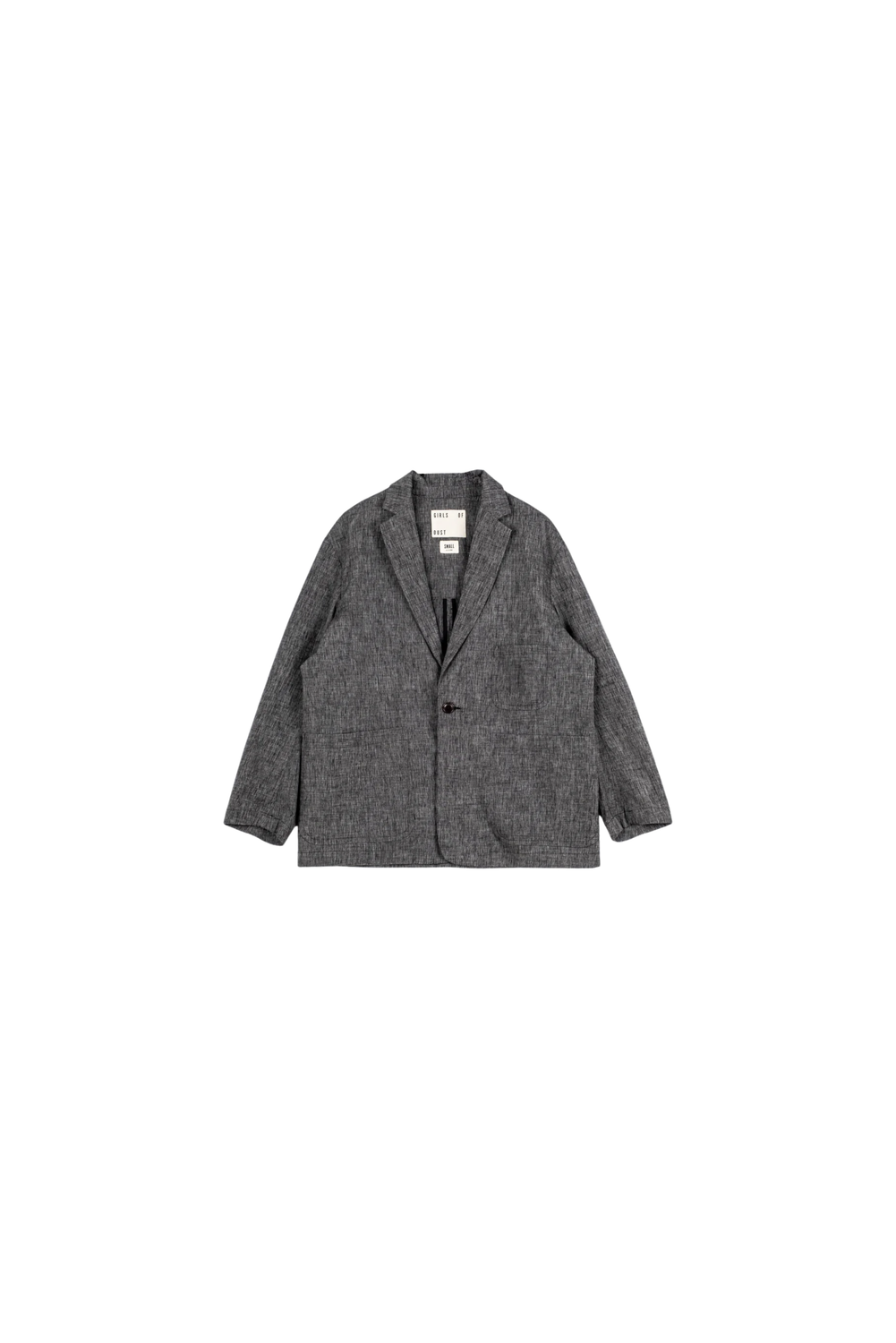 SOFT SHOULDER RELAXED BLAZER ASPHALT by Eat Dust