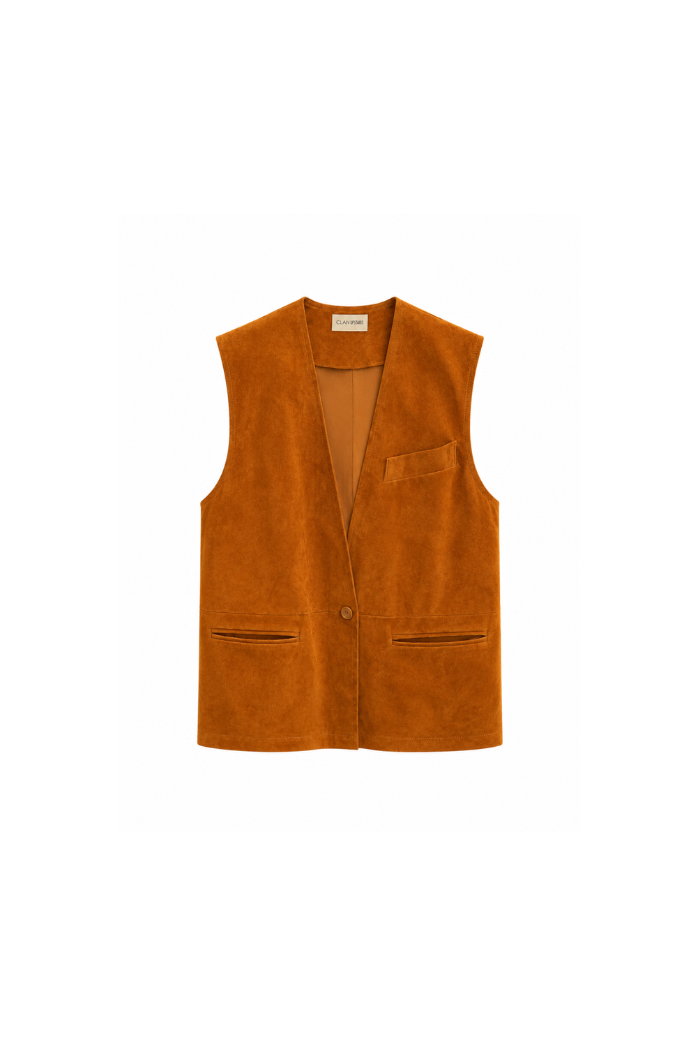 DNO TOBACCO Gilet by Clan Upstairs Private Label